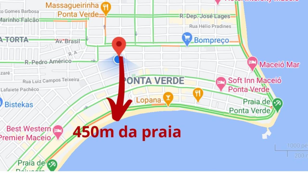 Apartamento Ponta Verde 3 Suites Maceió Exteriér fotografie